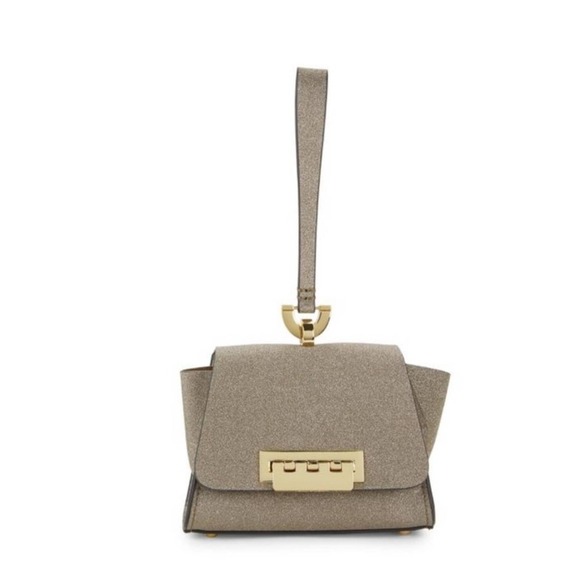 Zac Zac Posen Earths Glitter Leather Wristlet